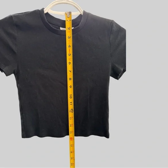 TNA Black Short Sleeve Baby Tee - Picture 4 of 7